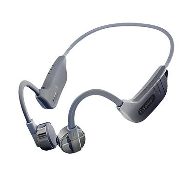 Bone Conduction,Wireless Dual Bluetooth5.3 Open Ear Headset | ESSONIO-K9 IPX8 Waterproof Built-in Mic Call Noise Cancelling 3 Modes Lightweight Comfort Strong Bass for Swimming Running