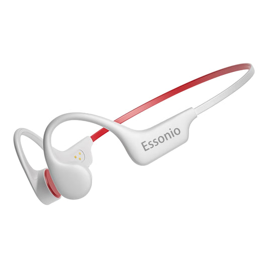 Essonio Ultra-Lightweight (26g) Bone Conduction Headphones, Bluetooth 5.3 Wireless Open-Ear Headphones with 16GB MP3, IP68 Waterproof for Swimming, 8H Battery, Secure for Running, Sports