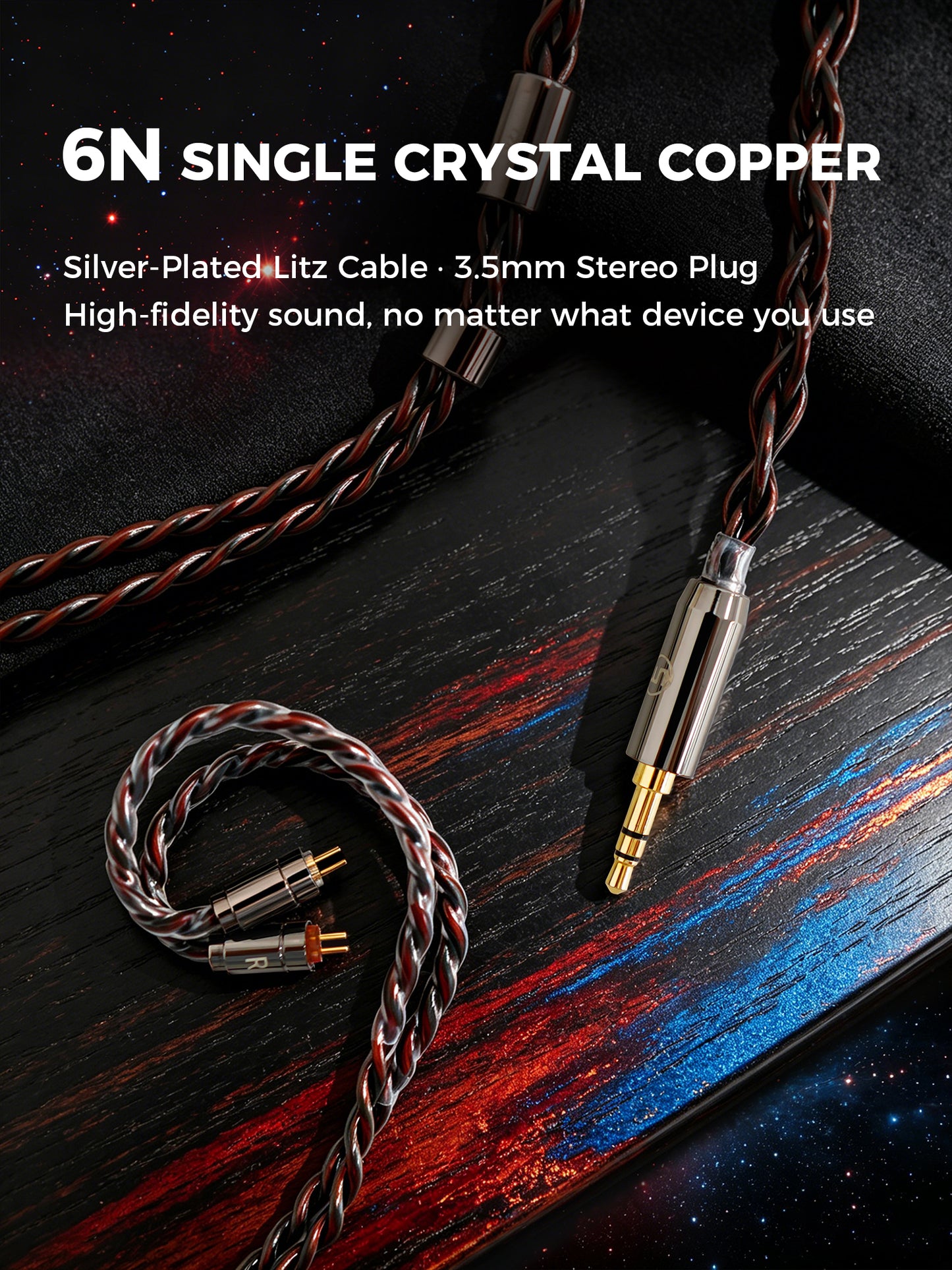 ESSONIO ES-C14 Hybrid 5-Driver IEMs – in Ear Monitors Earbuds | Wired Earbuds with 2DD, BA, Bone Conduction and Planar Driver, Studio-Grade Instrument Monitoring, HIFI Headphones