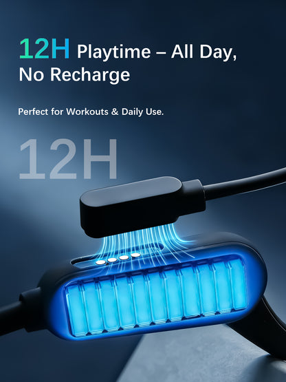 Essonio Bone Conduction Headphones IP68 Waterproof for Swimming, 32GB MP3 Player Bluetooth 5.3 Open Ear Headphones, 12H Battery, Secure Fit for Running & Cycling Black