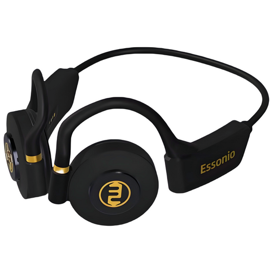 Open-Ear Headphones Bluetooth 5.3, DRD 3 Bass Modes 20H Playtime Dual Connect ESSNIO-XB1 for Running